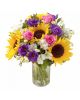 rose-gerbera-and-vanda-orchid-arrangement - ảnh nhỏ  1